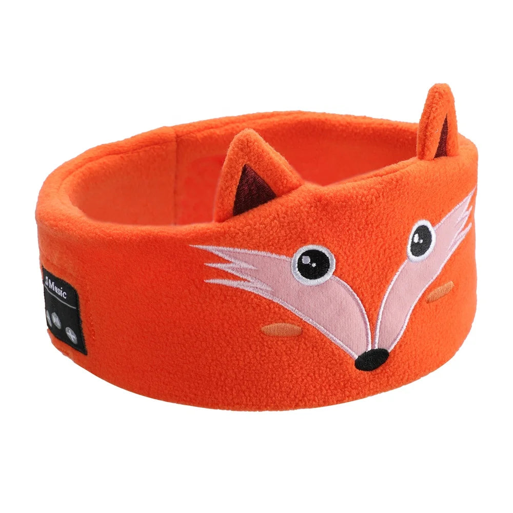 Wireless Headphone Kids Headband with Different Animal Designs, ultra Thin Speakers for Kids Fun at Home or Travel Tidesmit