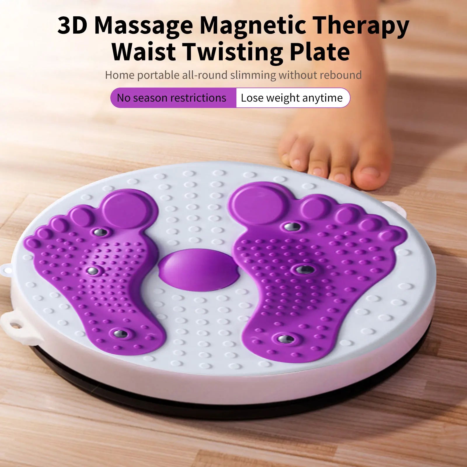 Waist Twisting Disc for Core Fitness - Non-Slip Massage Plate Body Shaping Massage Equipment Tidesmit