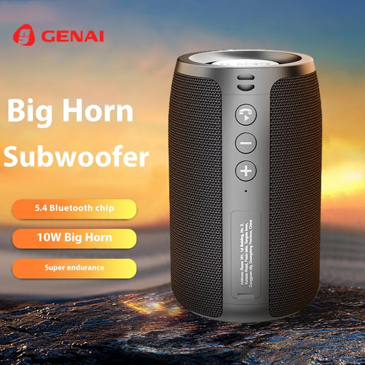 Bluetooth Speaker -Custom Mini Portable for Bluetooth Speaker Best Sound Quality Subwoofer with LED for Outdoor Parties USB Power Source