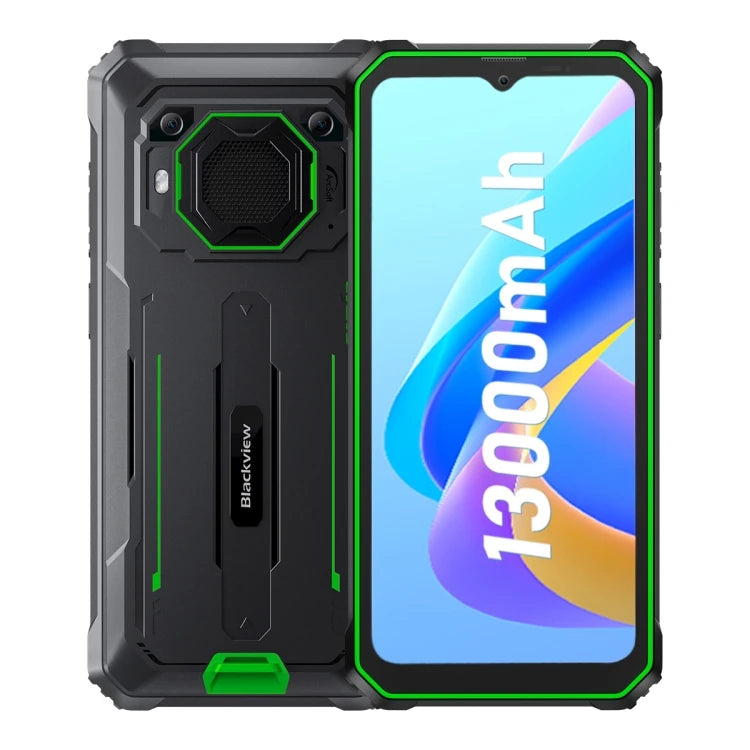 Blackview BV6200 Pro Rugged Smartphone | 128GB Storage | Tidesmit Green 6GB 128 GB Tidesmit