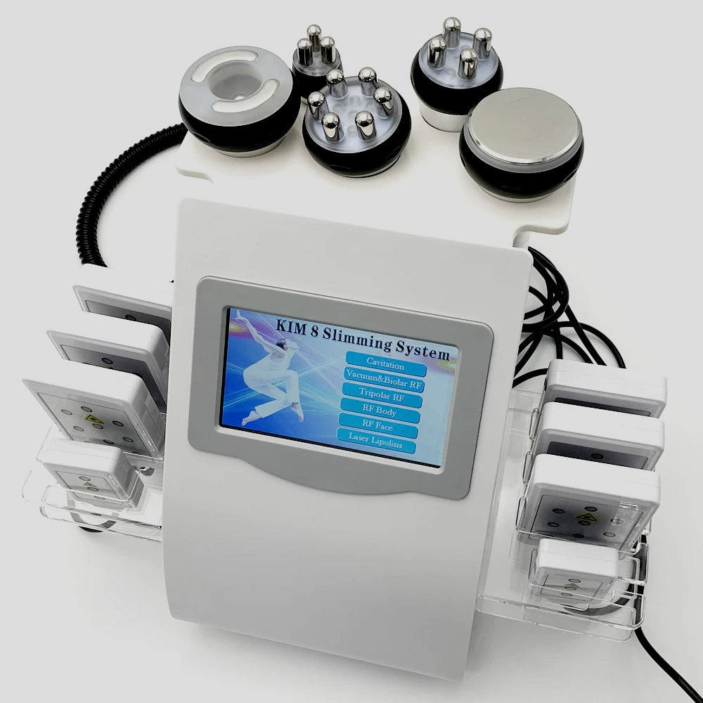 6-in-1 Ultrasonic Cavitation Machine for Body Shaping - CE Certified Body Shaping Massage Equipment Tidesmit