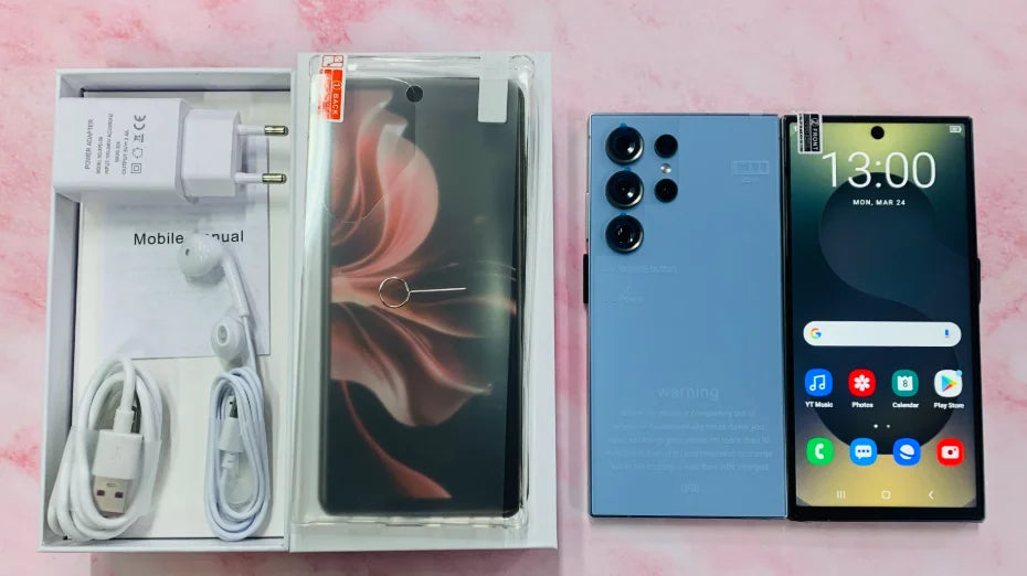 S25 Ultra 5G Smartphone: 22GB RAM, 2TB Storage, Unlocked Mobile Blue 22G+2TB Tidesmit