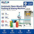 Granule Rice Bag Packing Machine | Automatic Open Mouth Bag Filling Machine | Suger Rice Powder Filling with Sealing System