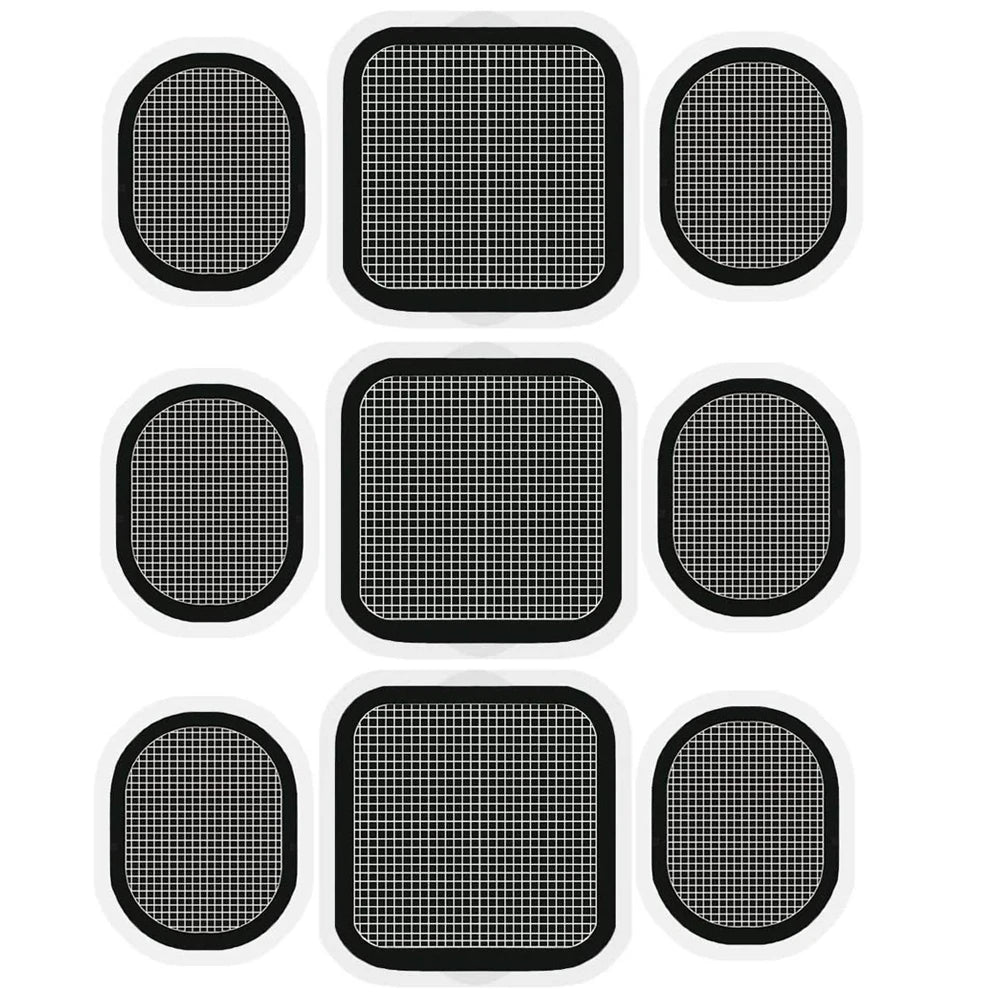 EMS Muscle Stimulator Replacement Gel Pads - Conductive 6-Pair Ab Belt Patch Relaxation Treatment 3 pairs Tidesmit