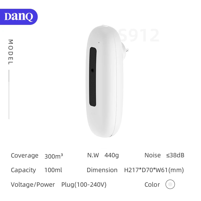 Wholesale Plug-in Scent Machine 100ml Essential Oil Bottle Custom Pc Material White Lady Bedroom Air Aroma Nebulizer Diffuser Tidesmit