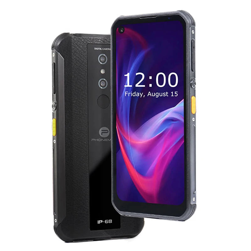 Tidesmit Rugged Android Smartphone IP68 Waterproof 128GB Grey Grey 4 G 128 GB Tidesmit