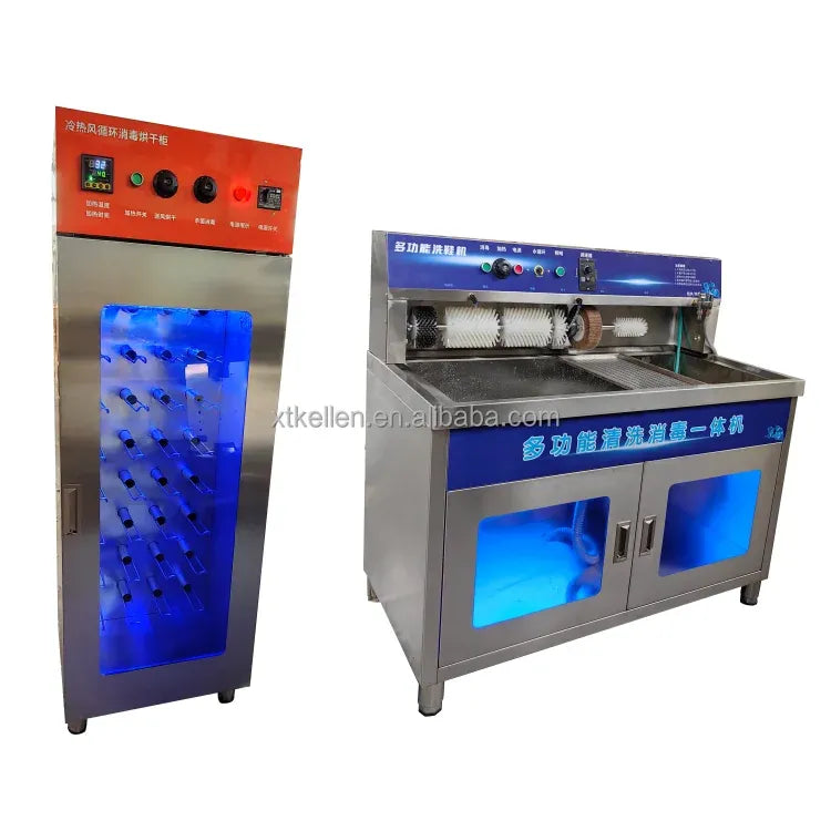 Commercial Fully Automatic Shoe Washing Dryer Machine Stainless Steel