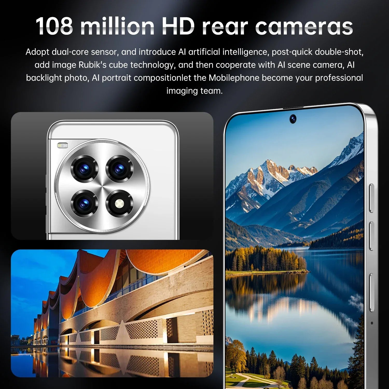 2025 Newest OnePlus 12R 5G Global, 12GB+256GB 7.3 Inch ColorOS 15 Deca Core Smart Phone - Tidesmit