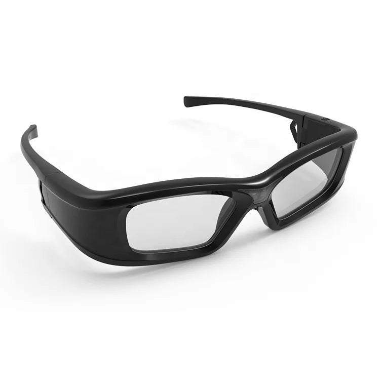 Active Shutter Rechargeable 3D Glasses Compatible with 3D DLP-Link Projectors AR Hardware Black GL410 Tidesmit