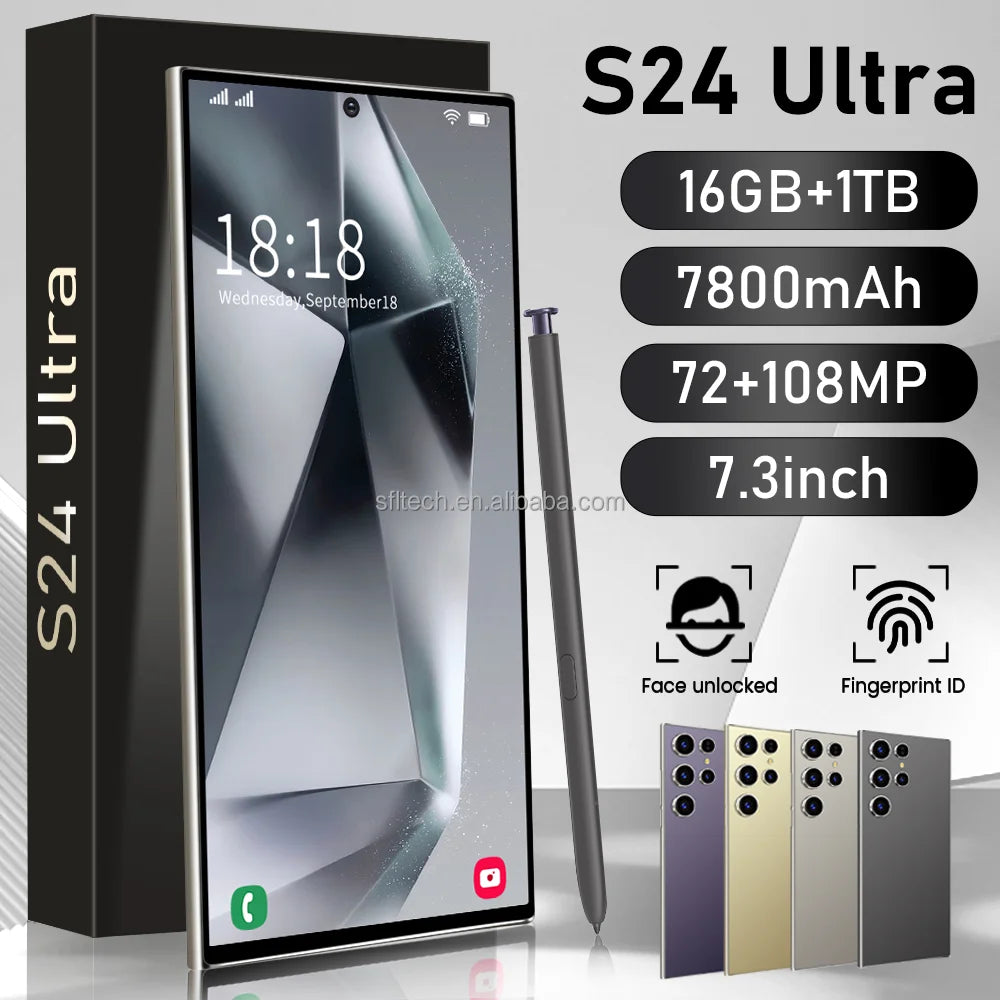 S24 Ultra 5G Smart Phone High Quality 16GB RAM Gaming Phone with Quick Charge - Tidesmit