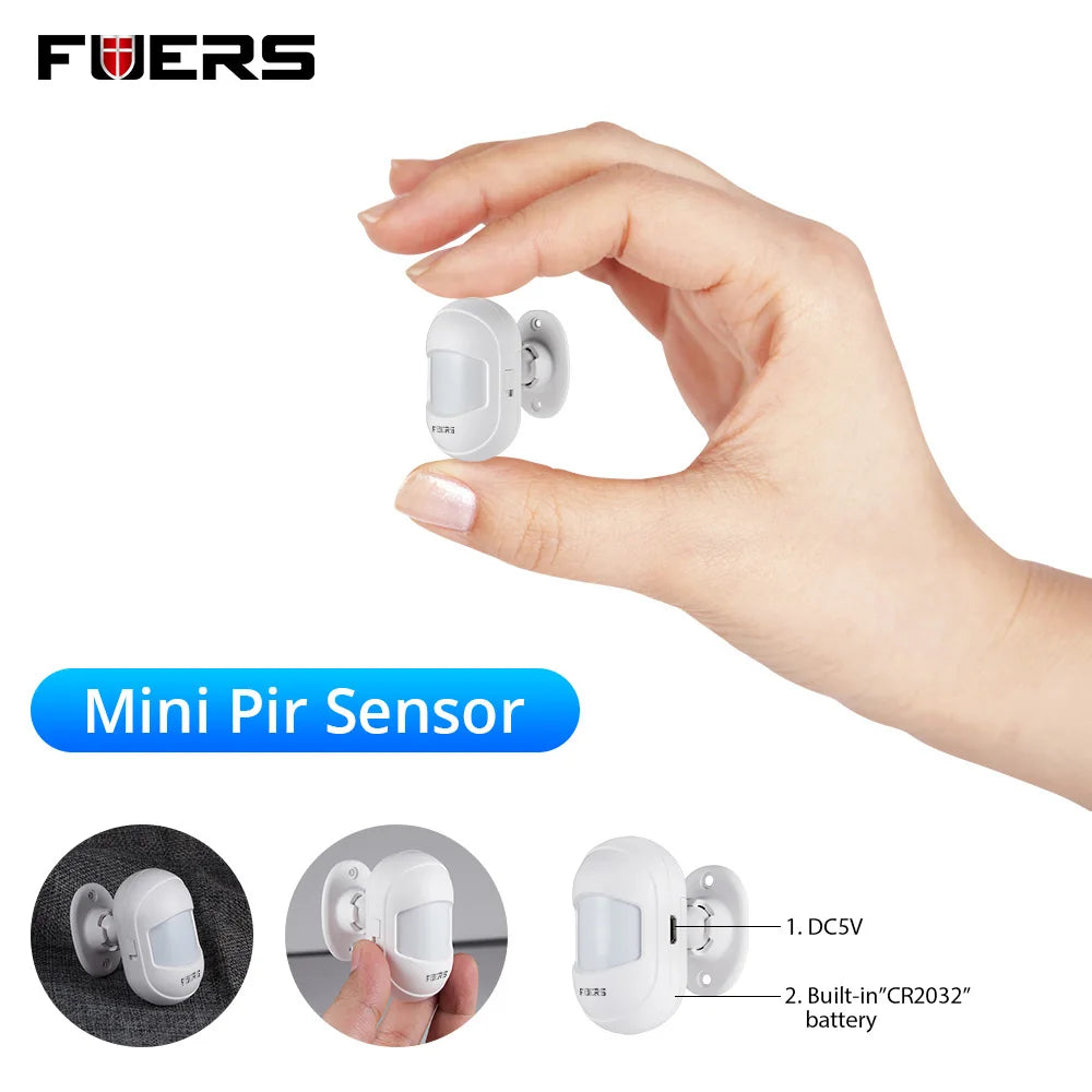 Fuers WIFI 4G 2G GSM Alarm System work with Tuya SmartBurglar Alarm Wireless Wired Security Zone Link Alexa Google Motion Sensor