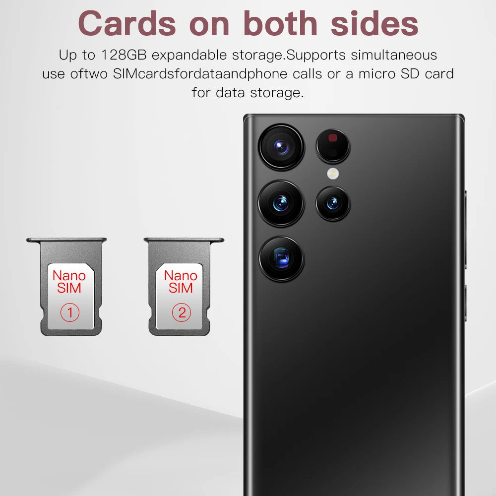 2023 Note 20 Ultra New 7.3inch Smartphone 4g 5g Unlocked Android Mobile Original Cellphone Cell Smart Phone - Tidesmit