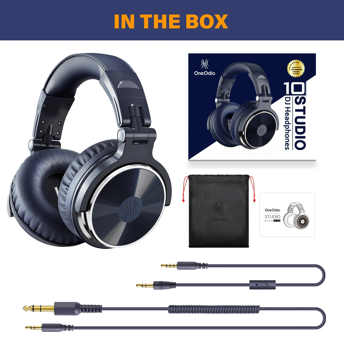 Pro-10 Studio Monitor Headphones with 50mm HiFi Drivers Tidesmit