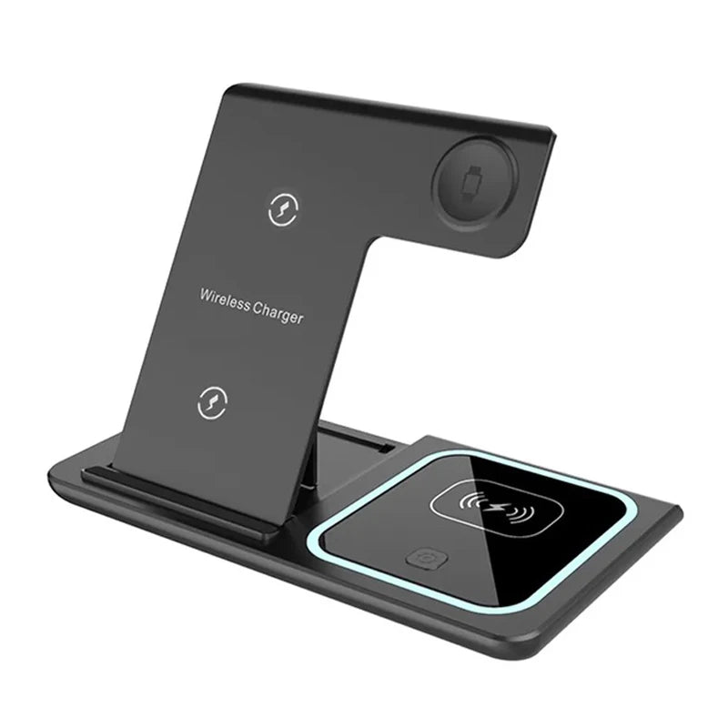 Power bank charger-Fast Cell Phone Wireless Charging Power Banks Power Station Multifunction Portable 3 in 1 Wireless Charger for iphone 16 Pro Max Tidesmit