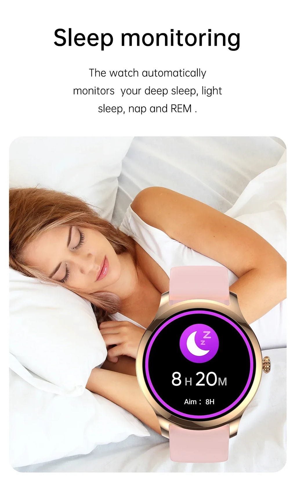 LW92 Smart Sports Watch Stainless Steel Band for Bluetooth Calling IOS Android App Control Sleep Tracker Menstrual Reminder - Tidesmit