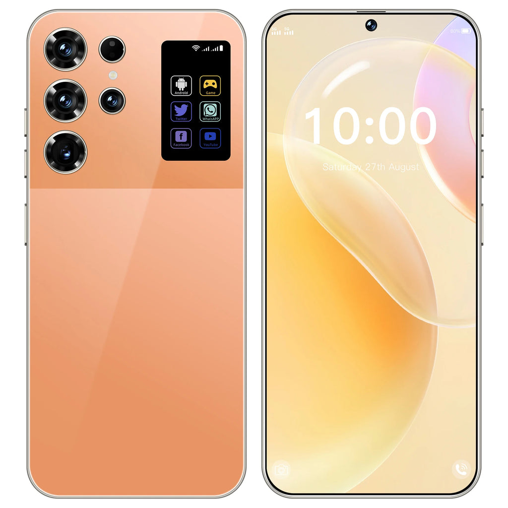 New S26 Ultra Smart 5G Smartphone 16GB+1TB Storage Android14 Cellphone  7.3 Inch HD Screen Unlocked 4G/5G Mobile Phone - Tidesmit