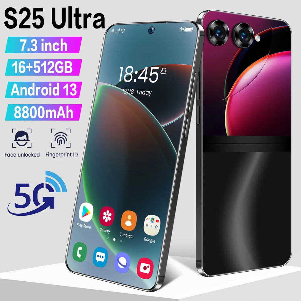 5G Android Smartphone, 512GB Storage, AMOLED Display - Tidesmit Tidesmit