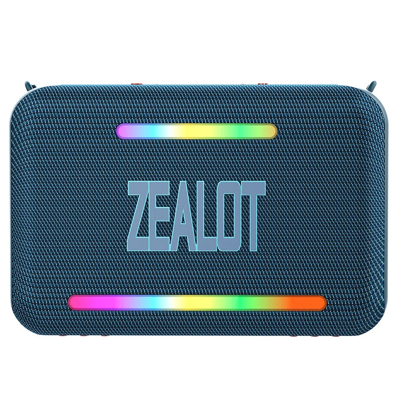 120W Zealot S95 for Bluetooth Speaker with RGB LED Lighting High Power Party Audio Device Cyan My Store