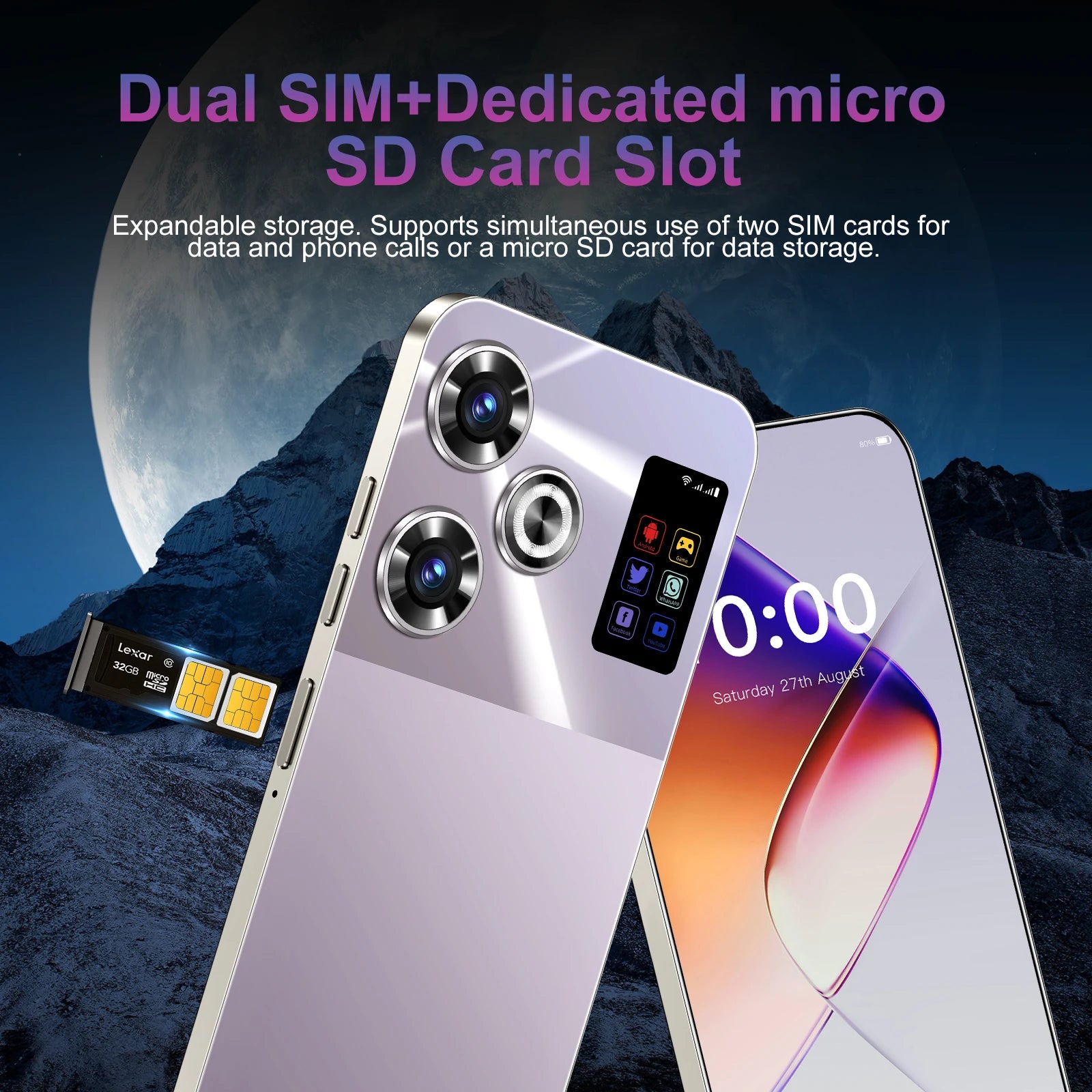 S25 Ultra 5G Smartphone 1TB 16GB RAM AMOLED Display - Green Tidesmit