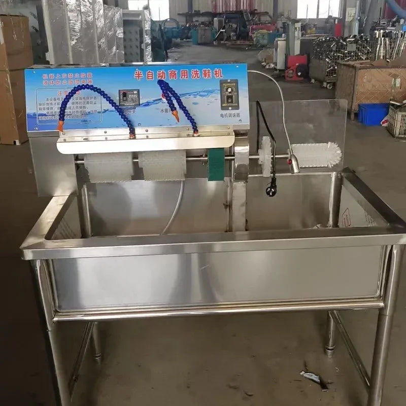 Commercial Shoe Washing Machine With Stainless Steel Housing