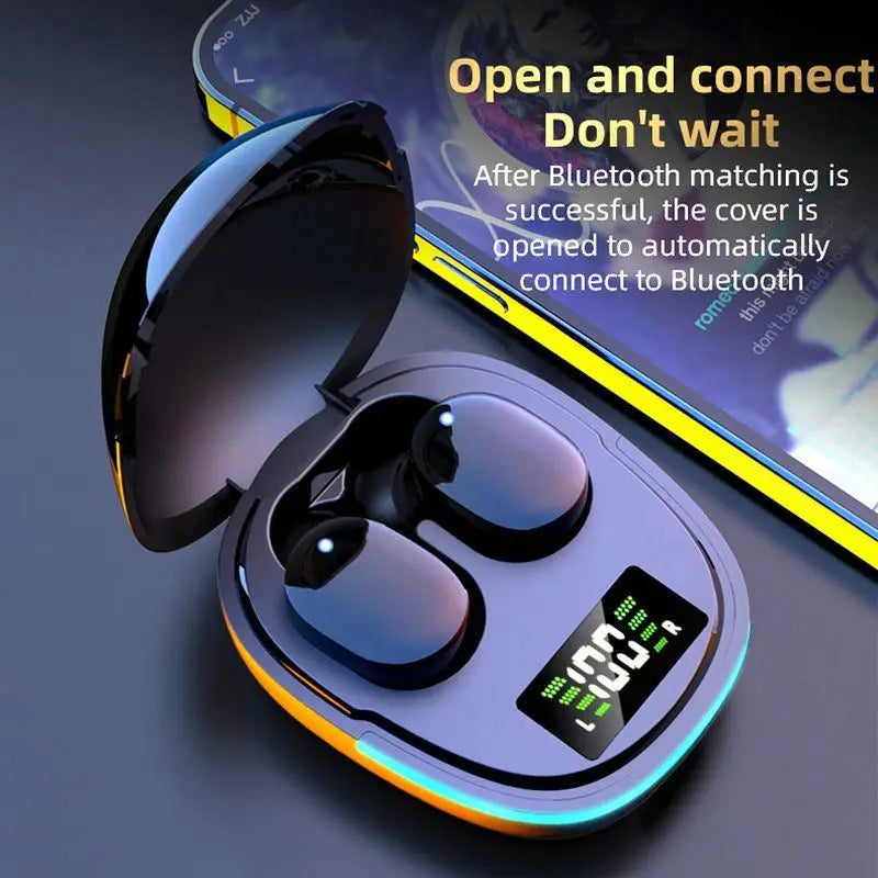 New Game Tws G9S Bt 5.1 Low Latency Earphone 8D Hi Fi Led Light Touch Wireless Earbuds In-ear Gaming Headsets Tidesmit