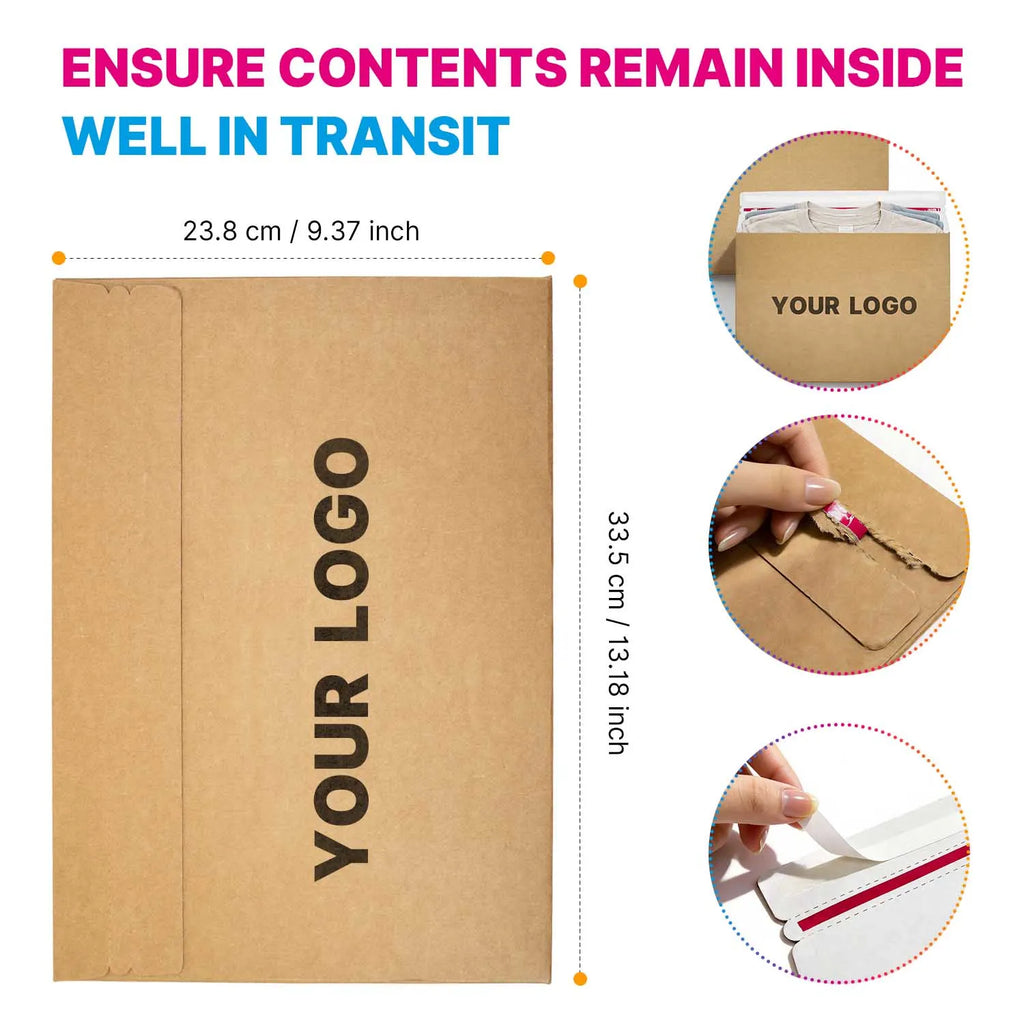 Custom Seed Bag Yellow Cow Skin Chinese Style Wire Seal Reuse Thickened Self-adhesive Wood Pulp Paper Envelope
