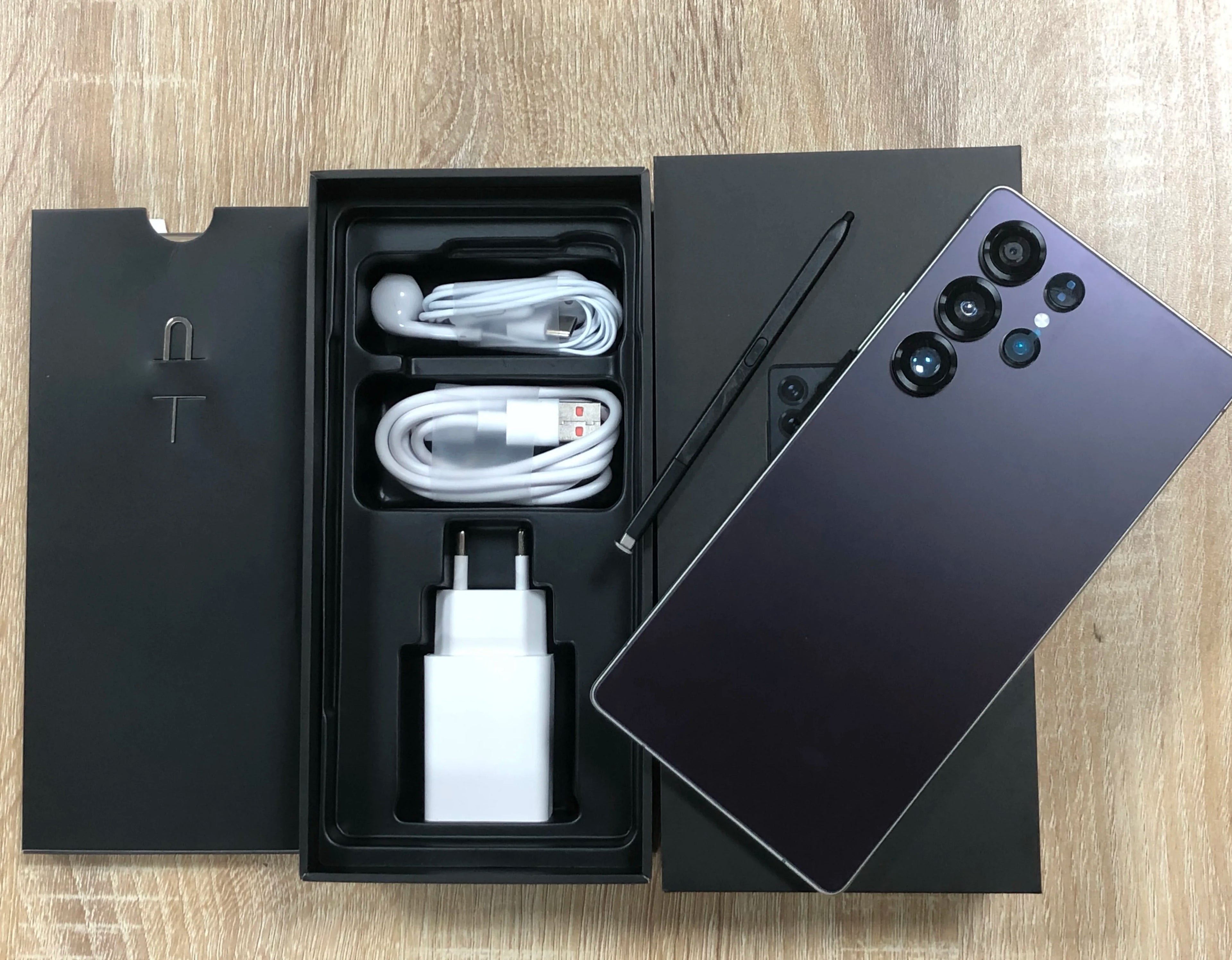S25 Ultra 5G Smartphone, 22GB RAM, 2TB ROM, 7.3 Inch AMOLED Display Purple 22GB RAM+2TB ROM Tidesmit