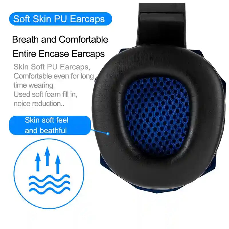 Wired Gaming Headset with Microphone - 7.1 Surround Sound for PC and PS5 Tidesmit