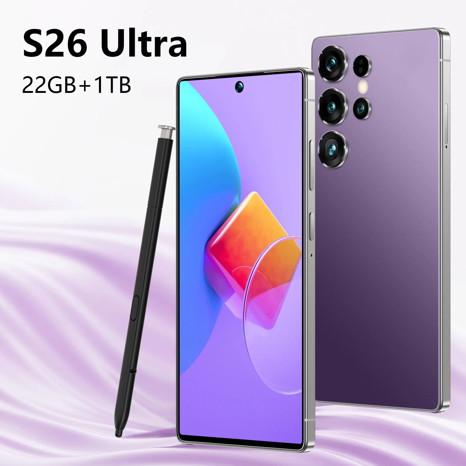 S26 Ultra smartphone featuring a 7.3 inch display, 1TB storage, and 5G dual SIM unlocked Android mobile performance