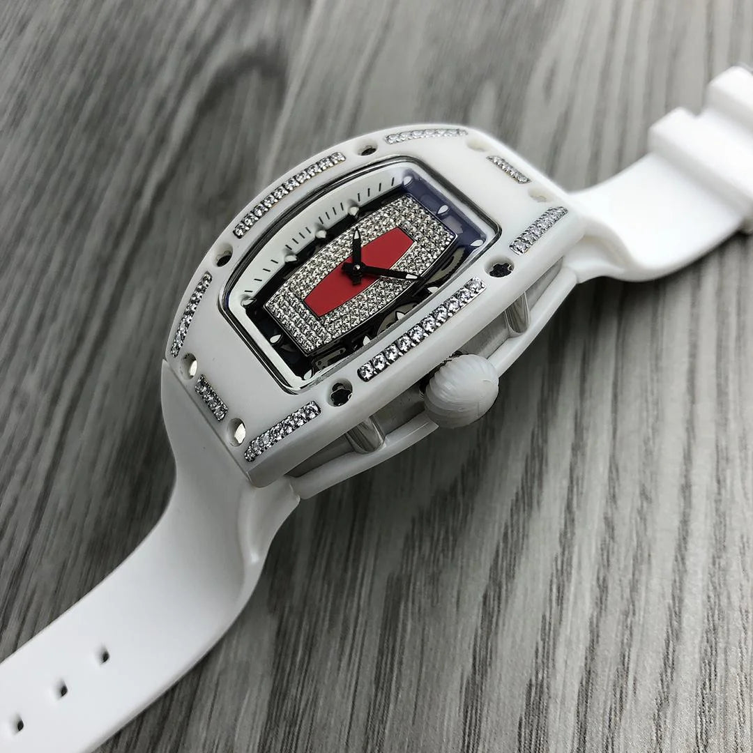 Women Watches Luxury Ceramic White Black Dial Octagon Luxury Automatic Men's Watch Watch for Girls Women Watches Luxury