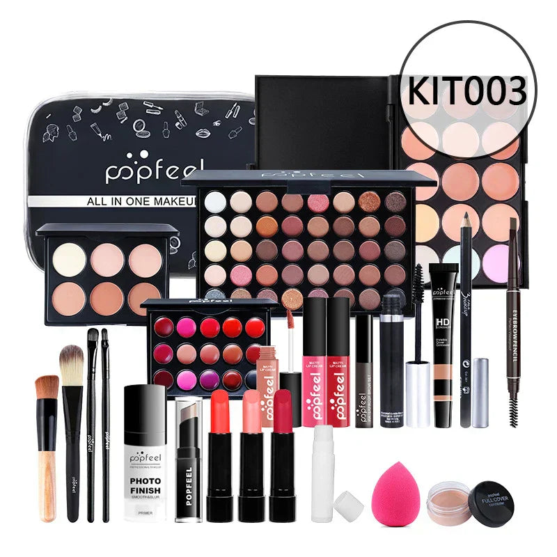HOT 20 Styles New Arrival Foundation POPFEEL Birthday Gift Makeup Gift Set ALL in ONE Full Professional Makeup Kit for Girl ALIBABA KIT003 Tidesmit