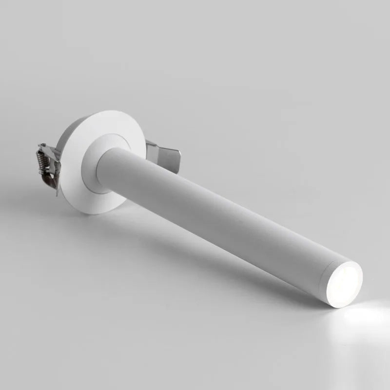 QIUBOSS Dimmable LED Spotlights AC220V Led Recessed Downlight Long Cylinder Ceiling lamp 7W Background Lighting Light for Indoor