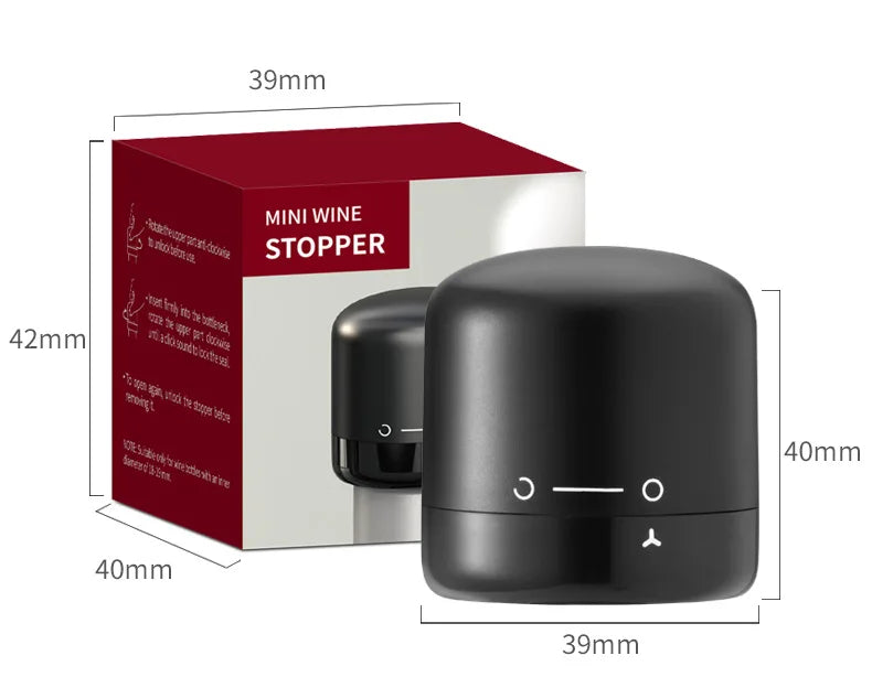 Vacuum Wine Stopper Leak-proof Sealing Wine Bottle Cap Vacuum Retain Freshness Champagne Stopper Home Bar Accessories