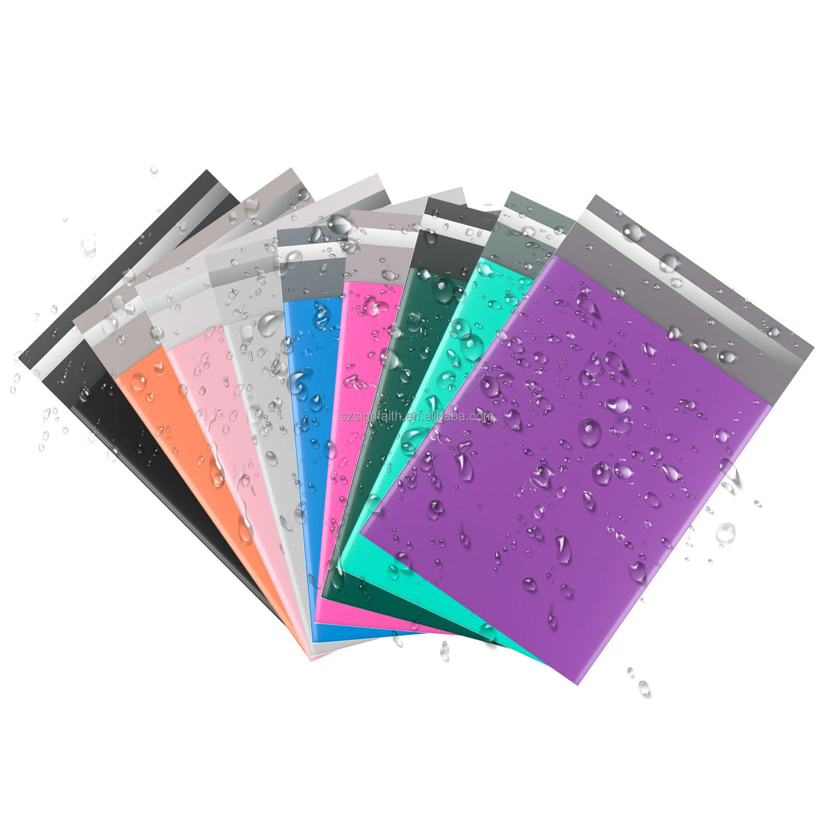 Black 10*13'' Plain Poly Mailer Bulk Wholesale Popular for Express Packing Envelope Shipping Mailing Bag Poly Mailers