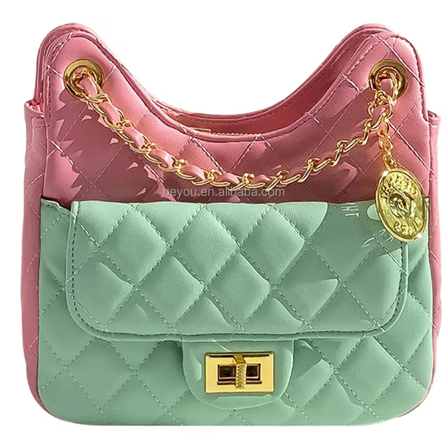 Pink Green Designer Chain Bags Crossbody Purses and Handbags Ladies Shoulder Luxury Women Hand Bags