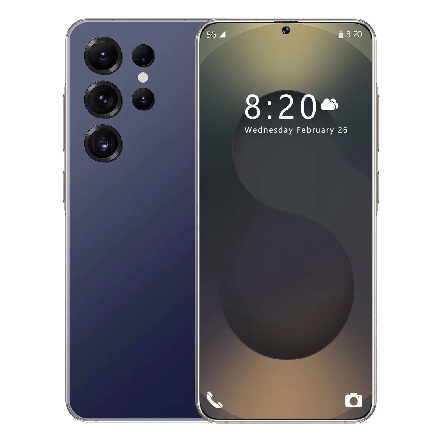 Smart Phone 2025 Cellphone S25 Ultra 7inch Unlocked Dual Card 5G Phones Android 14.0 Mobile Phones - Tidesmit