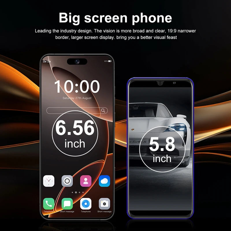 2025 New Android Low Price Unlocked I16 Plus Smart Phone Original Unlocked Celular Unlocked Mobile Phone - Tidesmit