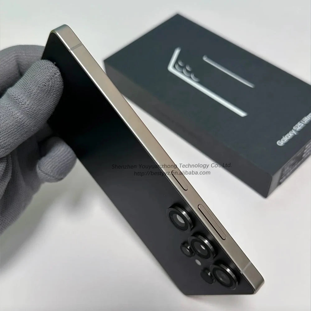 Tidesmit S25 Ultra 5G smartphone with 12GB RAM, 512GB storage and 6.9 inch display in sleek metallic finish.
