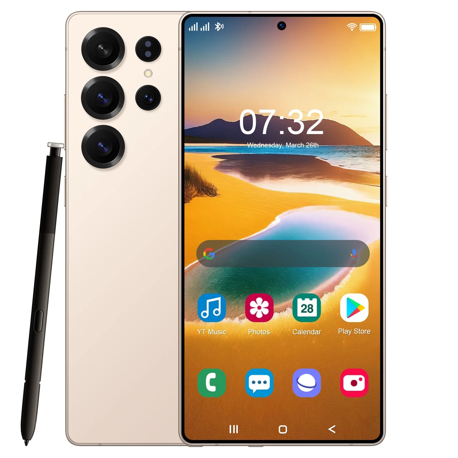 Android 14 5G Smartphone 16GB RAM 1TB Storage Dual SIM Unlocked Gold 16g Tidesmit