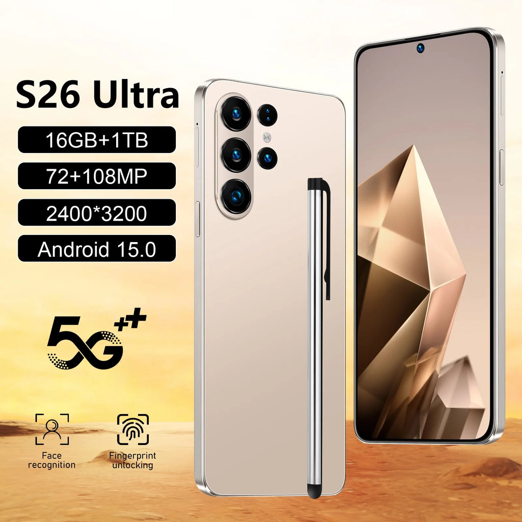 Unlocked 5G Smartphone: 7.3-inch OLED, 16GB RAM, 1TB Storage Tidesmit