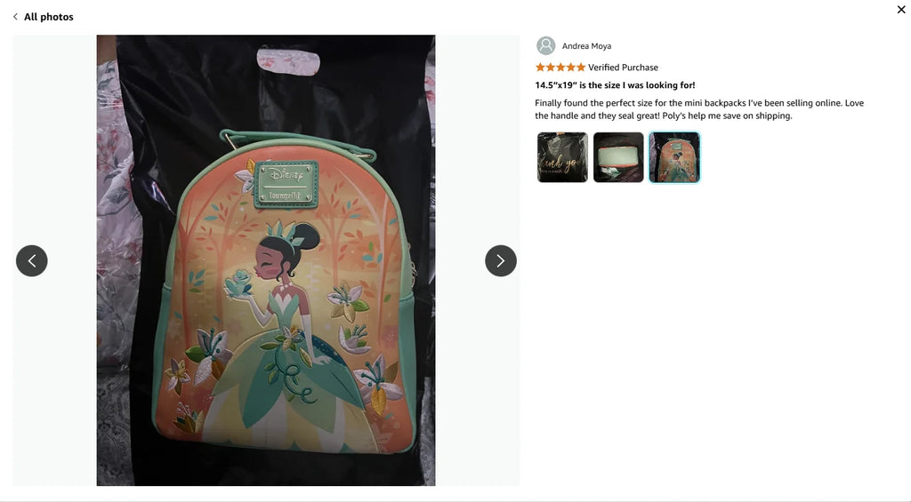 2-Day Shipping 5-Day Delivery 12x15.5-inch Black Poly Mailers 200 Pieces Tearproof Waterproof Thank You Tote Bag