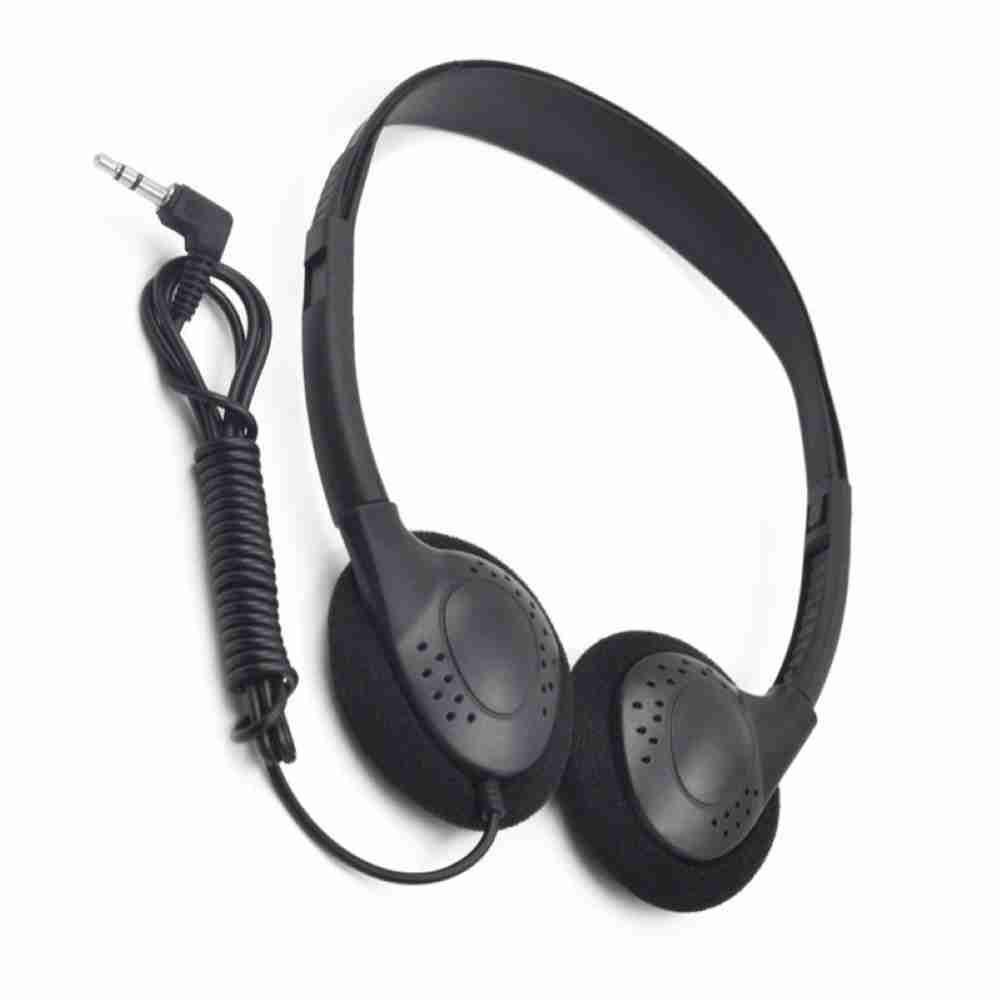 Wired Over-Ear Headphones with Microphone - 3.5mm Stereo Black Tidesmit