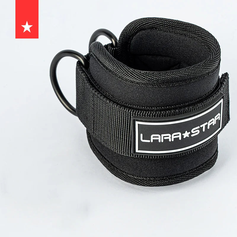 LS0124 Gym Accessories Bodybuilding Gym Ankle Straps Wraps for Cable Machine Neoprene Padded Gymnastics Ankle Cuffs Production Tidesmit