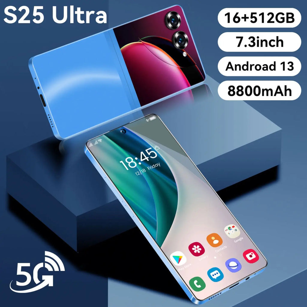 5G Android Smartphone, 512GB Storage, AMOLED Display - Tidesmit Tidesmit