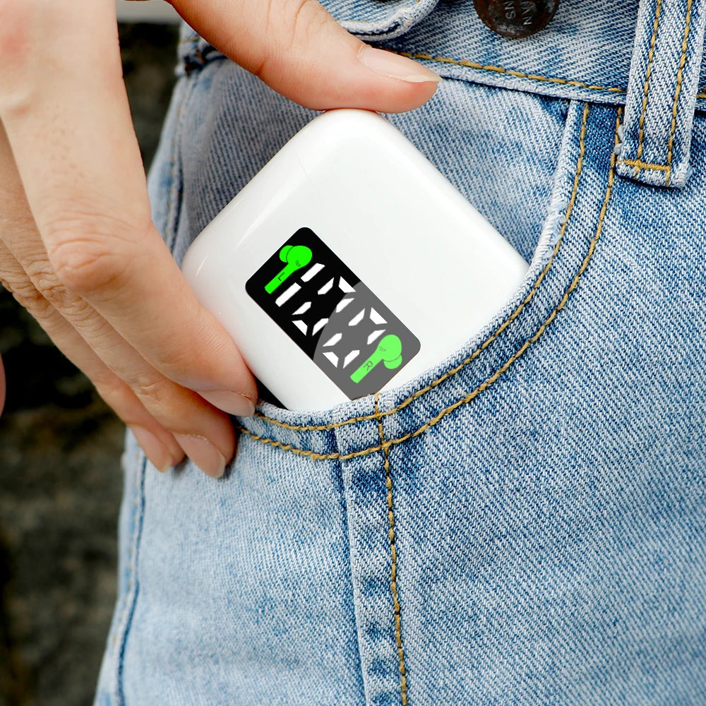 High Version 6 Hours Blue Tooth Mini Headphones J5 TWS 5.2 True Wireless Earbuds Earphone Sports Gaming Headset With LED Display Tidesmit