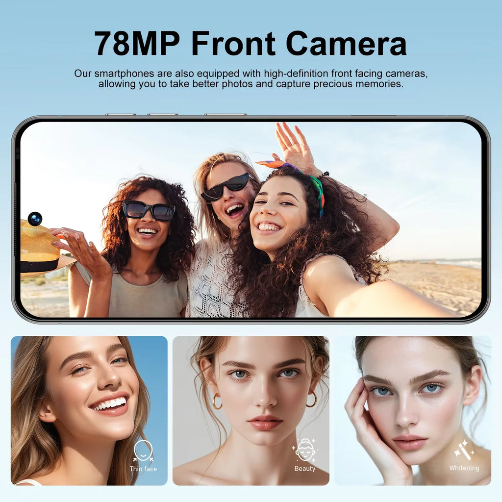 Tidesmit 5G Smartphone 16GB RAM 1TB Storage 6.9 Inch AMOLED Display Tidesmit