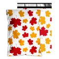 10x13 Inch Eco-Friendly 50 Pcs Maple Leaf Printed 2.5mil Poly Mailers Waterproof Tear-Resistant Self-Seal Shipping Bags Apparel