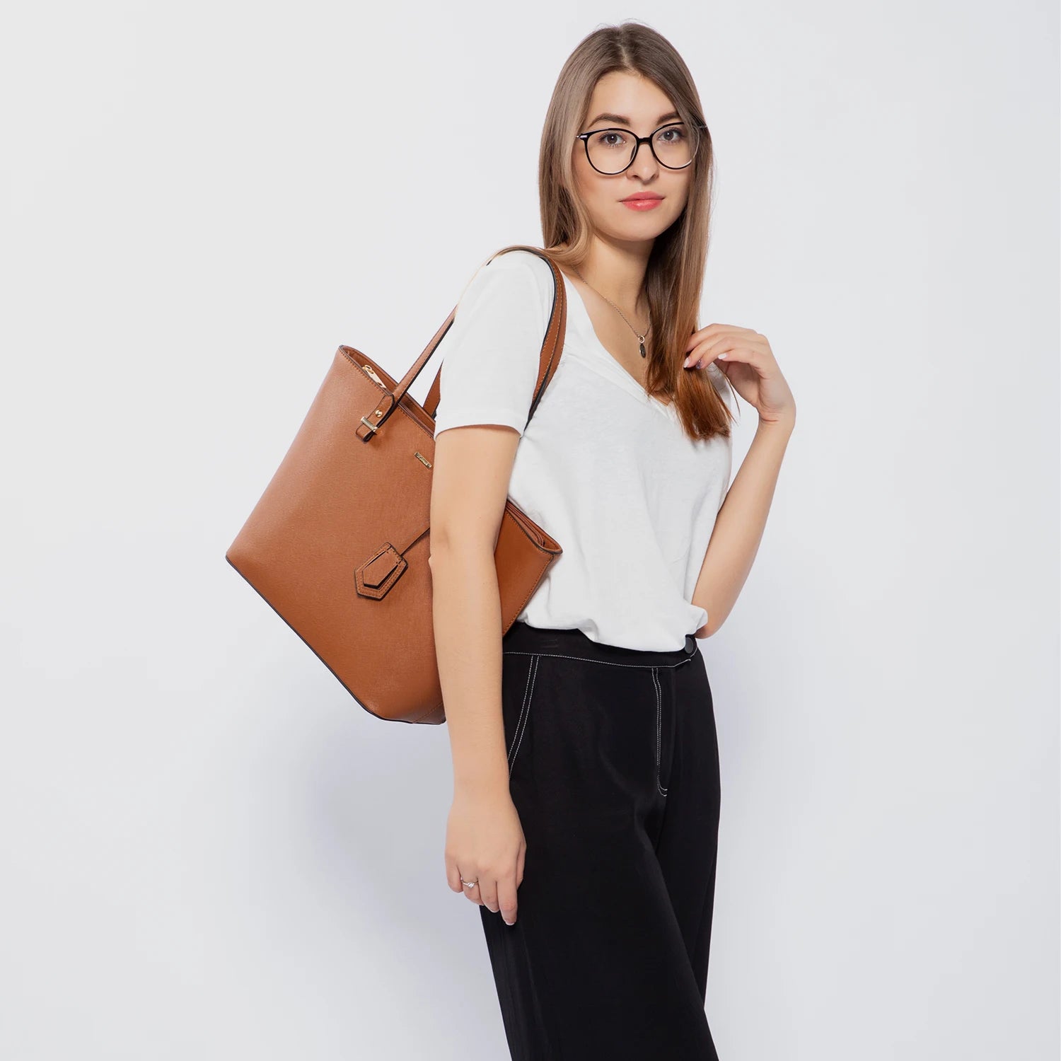LOVEVOOK Designer 2023 PU Leather Purse Handbags for Mother Large Elegent Shoulder Bag Luxury WomenTote Bags