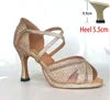 Sexy Strap Salsa Latin Dance Shoes Ballroom Jazz Tango Party Dancing Shoes Sandals with Suede Sole Indoor