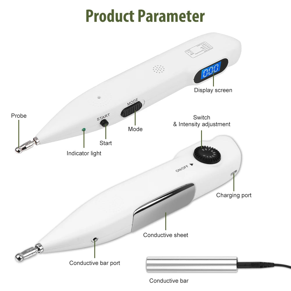 Acupuncture Pen Electronic Muscle Stimulator for Home Relaxation Therapy Relaxation Treatment Tidesmit